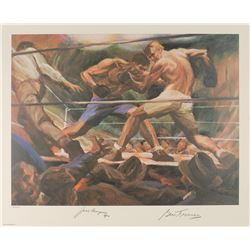 Jack Dempsey and Gene Tunney