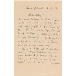 Max Planck Autograph Letter Signed