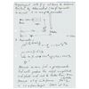 Image 1 : Jack Steinberger Handwritten Notes