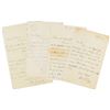 Image 1 : John Tyndall Group of (4) Autograph Letters Signed