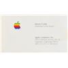 Image 1 : Steve Jobs Business Card