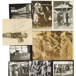 Clarence Chamberlin and Charles Levine Group of Photographs