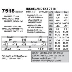 INDRELAND EXT 7518