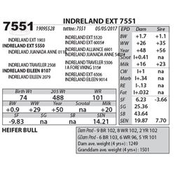 INDRELAND EXT 7551