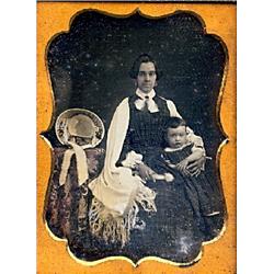 Daguerreotype, Hispanic Mother and Child