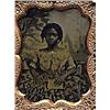 Image 1 : Ambrotype, Black Girl in Yellow Blouse