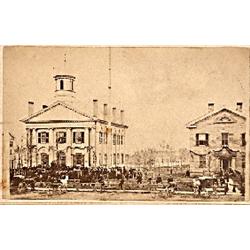 CDV. Lincoln Mourning