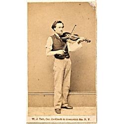 CDV. Violinist with Prosthetic Arm