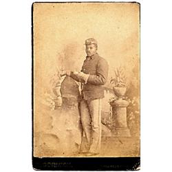 Cabinet Card, Buffalo Soldier