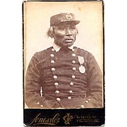 Cabinet Card, Inidan Policeman, Western Canada