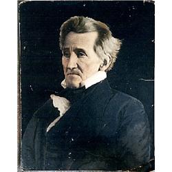 Large Hand-Colored Lithograph, Andrew Jackson