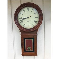 Walnut E. Howard and Co. Regulator Clock No. 70