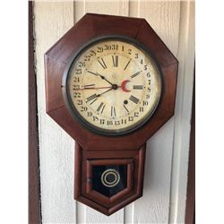 Terry Clock Co. Wall Regulator Clock