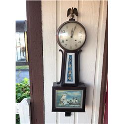 New Haven Clock Co. Banjo Clock