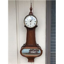 Mahogany Banjo Clock