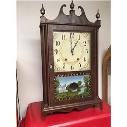 Eli Terry Pillar and Scroll Shelf Clock