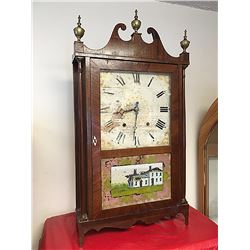 Riley Whiting Pillar and Scroll Clock