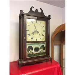 E. Terry & Sons Pillar and Scroll Clock