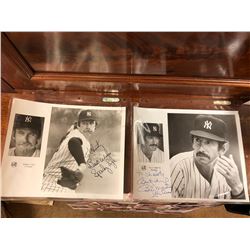 Billy Martin and Sparky Lyle Autographs