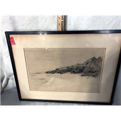 Framed, Signed Beach Scene