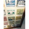 Image 3 : Framed Vintage Axe Labels
