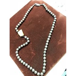 24" Sterling Silver Beads Necklace