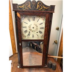 Eli Terry & Son Wooden Works Column Clock