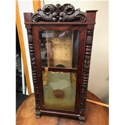 Hopkins and Alfred Carved Column Clock Case