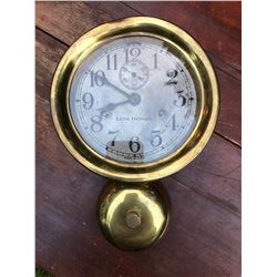 Seth Thomas Brass Ships Clock