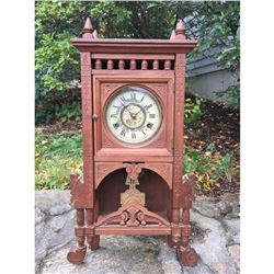 New Haven Walnut Victorian Shelf Clock