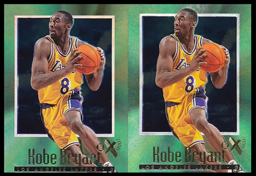 Lot of (2) 1996-97 E-X2000 #30 Kobe Bryant RC