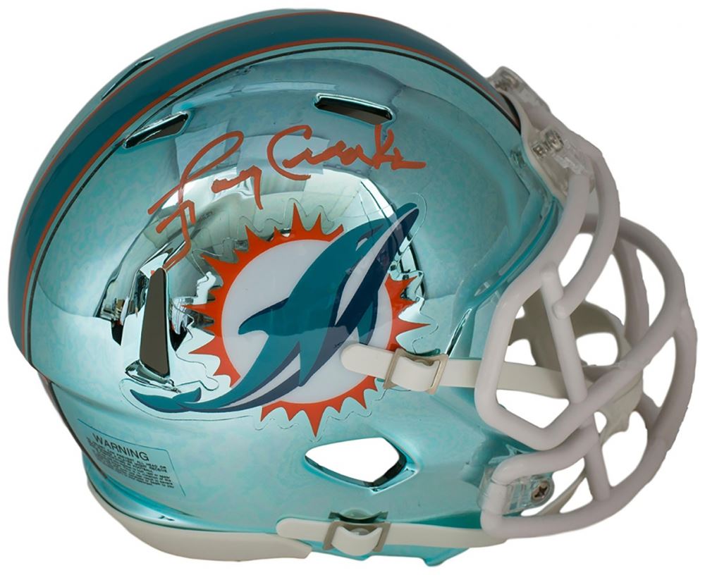 Larry Csonka Signed Dolphins Chrome 
