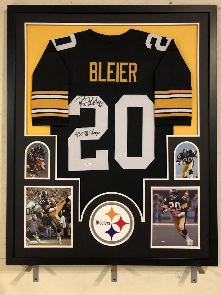 rocky bleier signed jersey