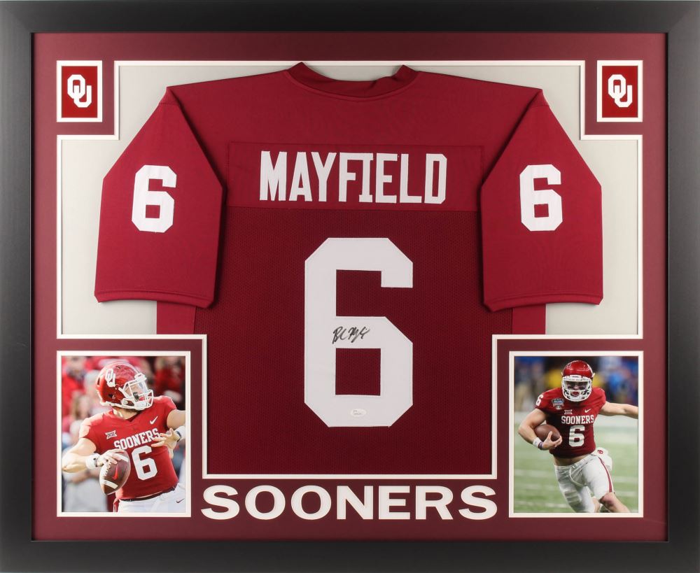 autographed baker mayfield jersey
