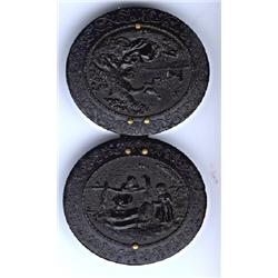   CHILDREN AT THE FENCE  (1 – 175), with THE SLEEPNG FRIAR (1 – 173) back.