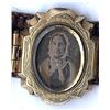 Image 2 : SMALL HAIR BRACELET WITH DAGUERREOTYPE. 
