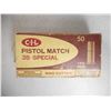 Image 1 : CIL 38 SPECIAL PISTOL MATCH AMMO