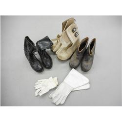 ASSORTED BOOTS & GLOVES