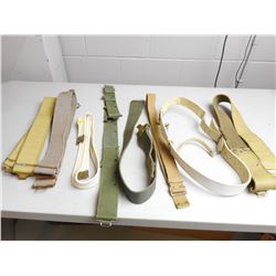 ASSORTED CANVAS BELTS