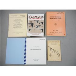 ASSORTED MILITARY FIREARMS BOOKS