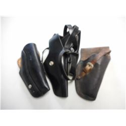 ASSORTED LEATHER HOLSTERS