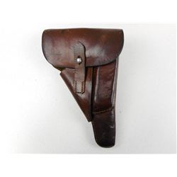 WWII ERA, WALTHER P38 LEATHER HOLSTER , MODEL:  , CALIBER: