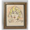 Image 2 : American Pop Art Graphite Signed Roy Lichtenstein