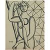 Image 1 : French Ink Cubist Woman Signed F. Leger