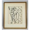 Image 2 : French Ink Cubist Woman Signed F. Leger