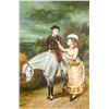 Image 1 : Oil on Canvas Chinese XX Portrait of Couple