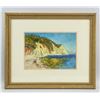 Image 2 : Artist Signed KPM Russian Oil on Paper Seaside