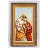 Image 2 : R. LAMAR Oil on Board 18th Century Framed Women