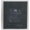 Image 2 : Linocut Print Signed Jean-Michel Basquiat 27/100