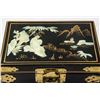 Image 2 : 2 Assorted Chinese Wood and Brass Boxes w/ Inlaid